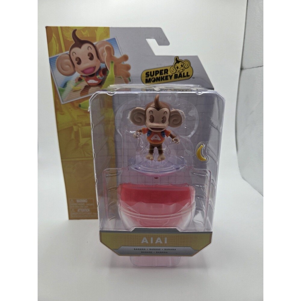 Super Monkey Ball AiAi Action Figure JAKKS Pacific Video Game Collectible NEW